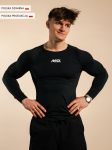 Longsleeve Kompresyjny Męski - Black Onyx | MSL