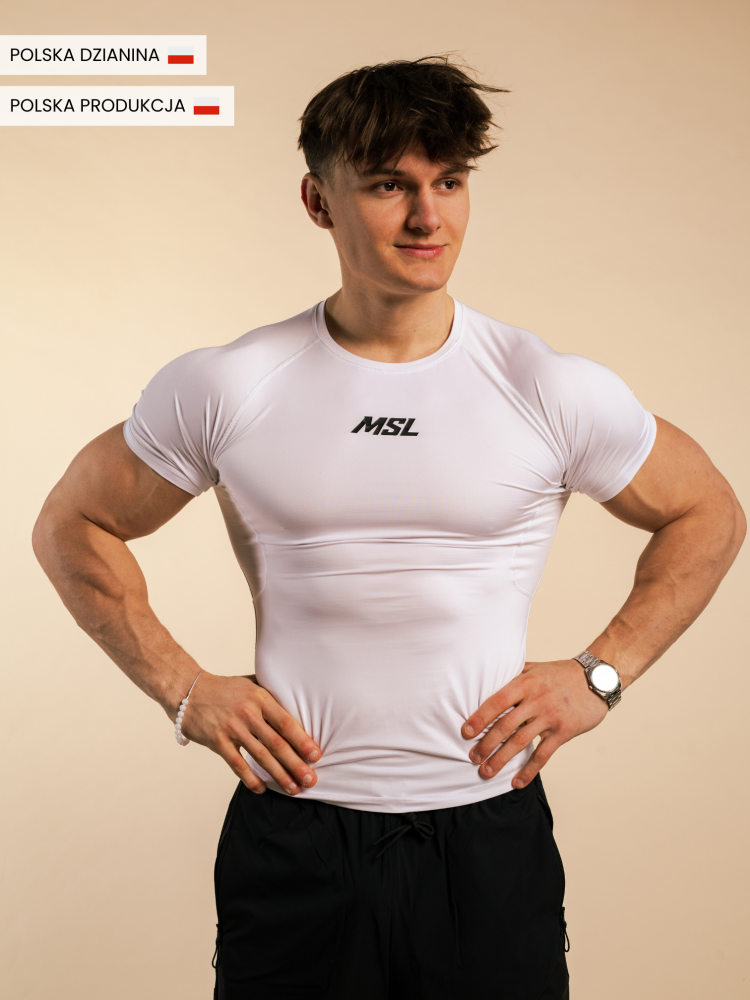 T-shirt Light Compression - Arctic White | MSL - 1.png