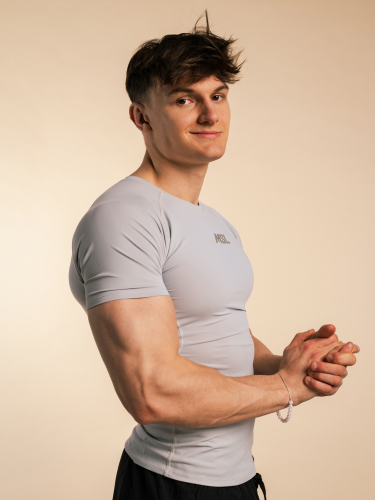 T-shirt High Compression Reflective - Cloud Gray | MSL - 2.png