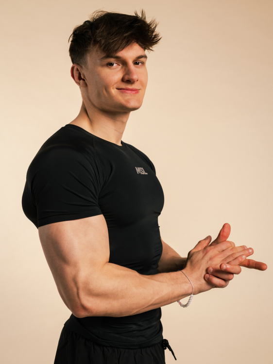 T-shirt High Compression Reflective - Black Onyx | MSL - 2.png