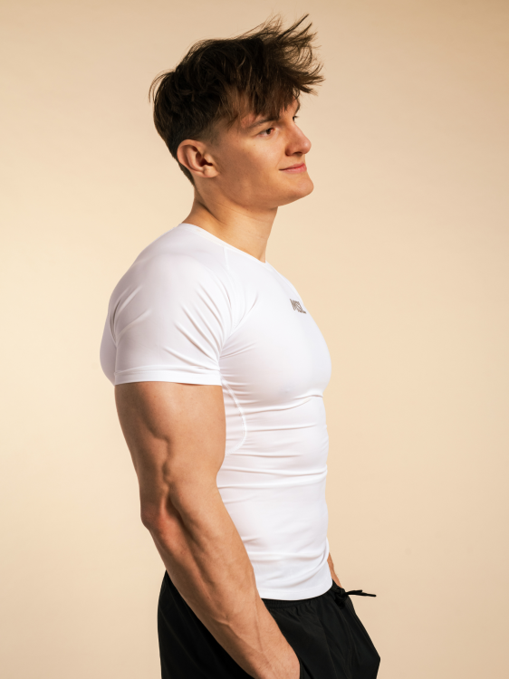 T-shirt High Compression Reflective - Arctic White | MSL - 3.png