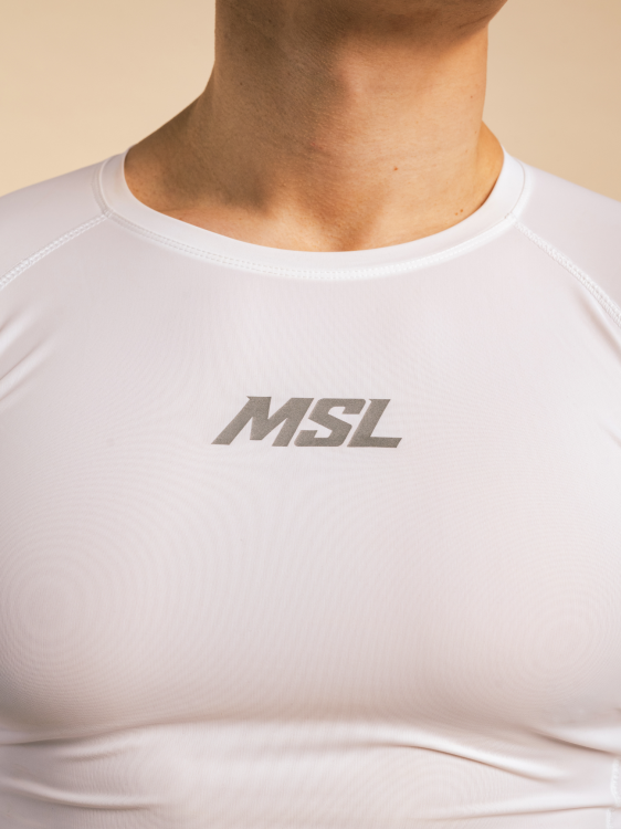 T-shirt High Compression Reflective - Arctic White | MSL - 4.png