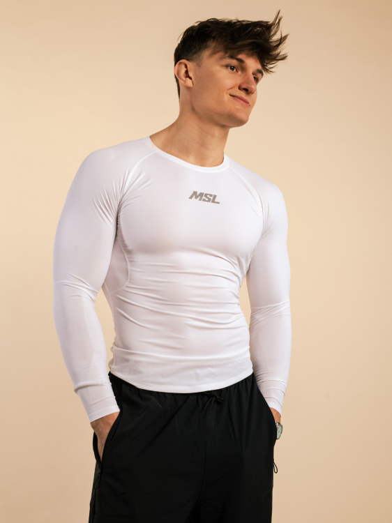 Longsleeve High Compression Reflective - Arctic White | MSL - 2.png