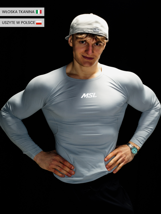 Longsleeve High Compression Reflective - Cloud Gray | MSL - 1.png