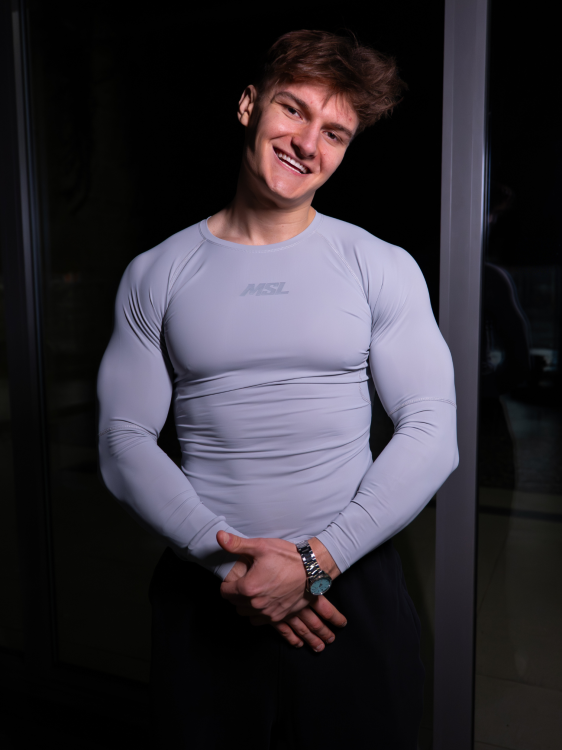 Longsleeve High Compression Reflective - Cloud Gray | MSL - 3.png
