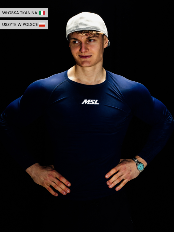 Longsleeve High Compression Reflective - Deep Navy | MSL - 1.png
