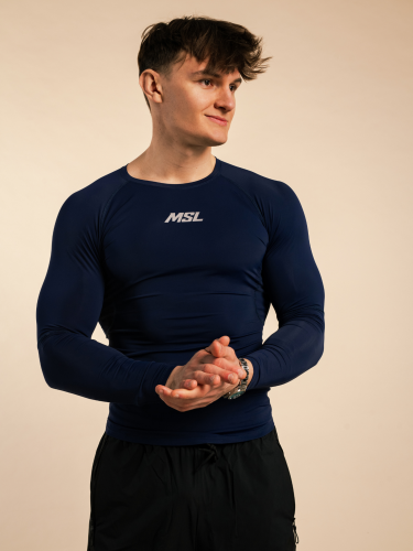 Longsleeve High Compression Reflective - Deep Navy | MSL - 2.png