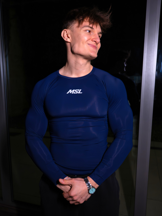 Longsleeve High Compression Reflective - Deep Navy | MSL - 6.png