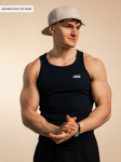 Tank Top Męski Ripped Heavy – Obsidian Navy | MSL