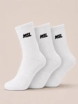 Skarpety Sportowe Białe Unisex 9-Pak | MSL