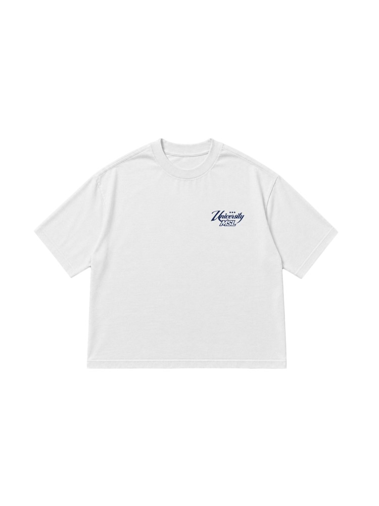 Koszulka Unisex Heavy Pump Cover - Pure White - Przód.jpg