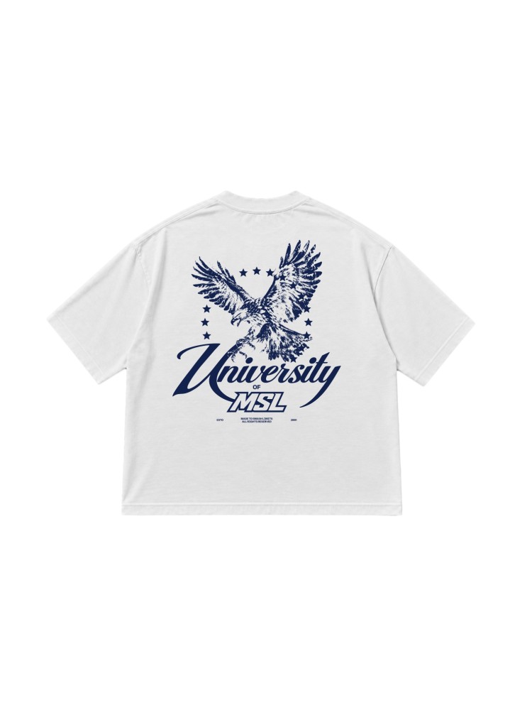 Koszulka Unisex Heavy Pump Cover - Pure White -Tył.jpg