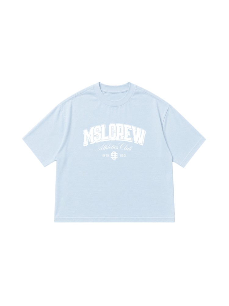 Koszulka Unisex Heavy Pump Cover - Baby Blue : Front.jpg