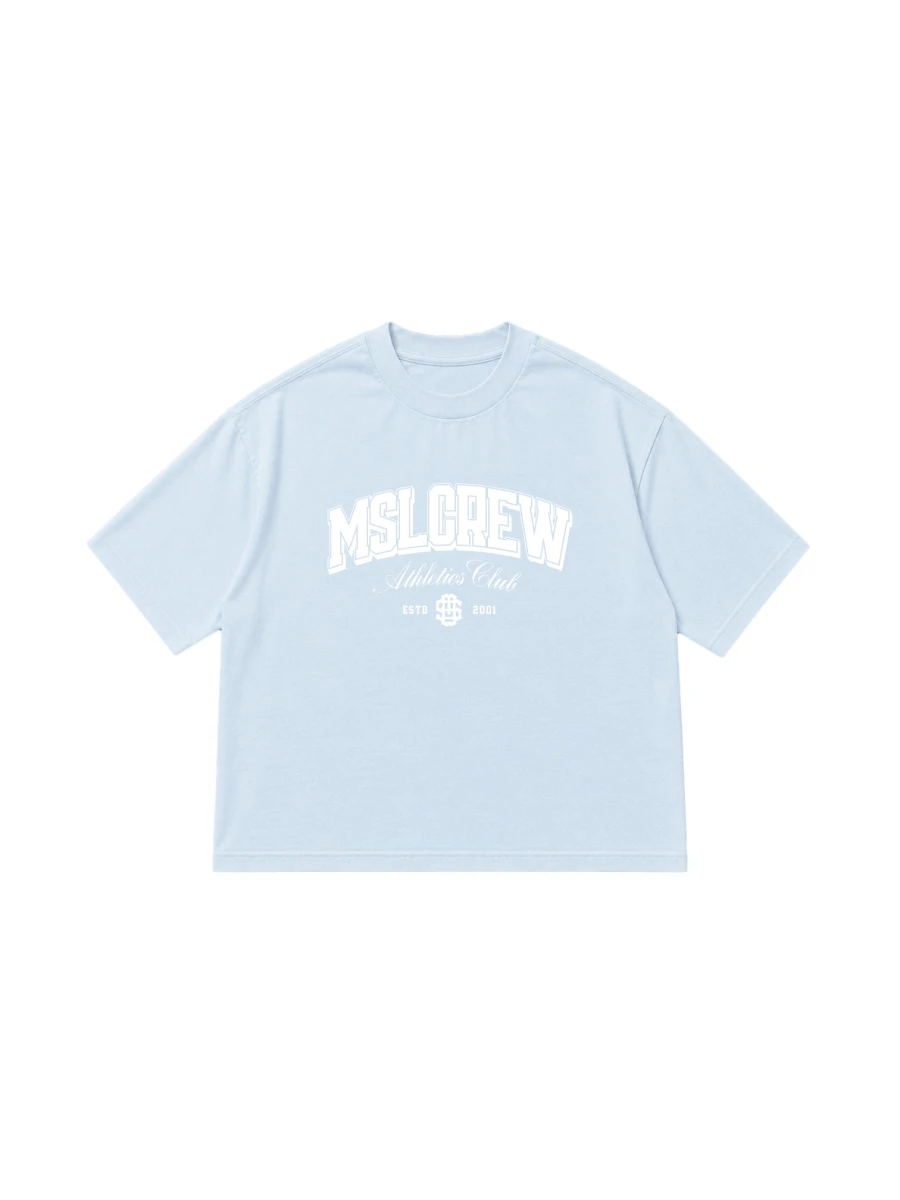Koszulka Unisex Heavy Pump Cover - Baby Blue : Front.jpg
