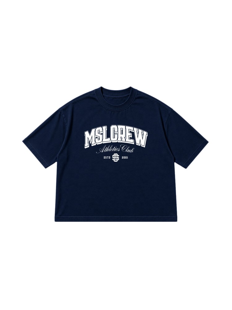 Koszulka Unisex Heavy Pump Cover - Obsidian Navy : Front.jpg