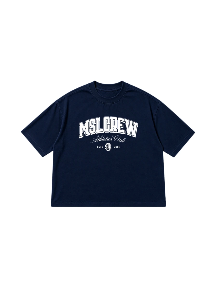 Koszulka Unisex Heavy Pump Cover - Obsidian Navy : Front.jpg